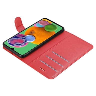 Samsung Galaxy A90 5G Plånboksfodral Skal (Röd)
