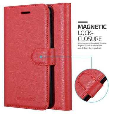 Xiaomi RedMi GO Plånboksfodral Skal (Röd)