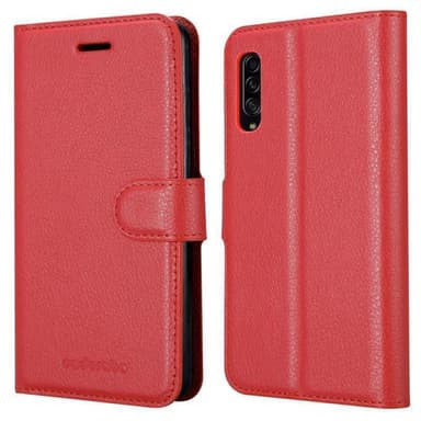 Samsung Galaxy A90 5G Plånboksfodral Skal (Röd)