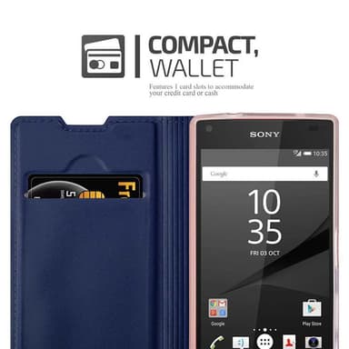 Sony Xperia Z5 COMPACT Fodral Skal Case (Blå)