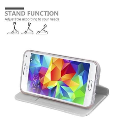 Samsung Galaxy S5 / S5 NEO Fodral Skal Case (Silver)