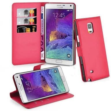 Samsung Galaxy NOTE 4 Plånboksfodral Skal (Röd)