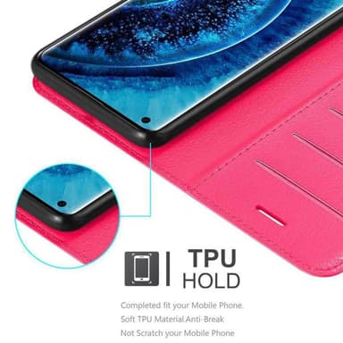 Oppo FIND X2 Plånboksfodral Skal (Rosa)