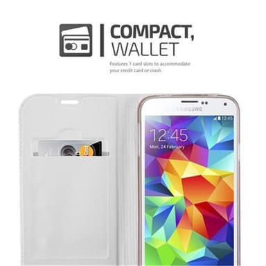 Samsung Galaxy S5 / S5 NEO Fodral Skal Case (Silver)