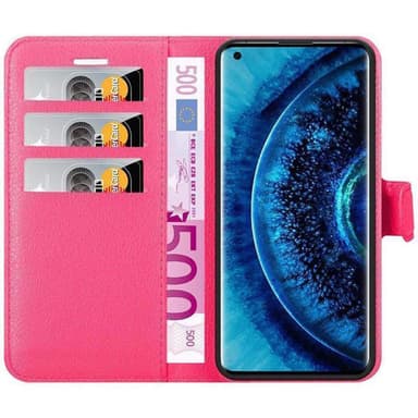 Oppo FIND X2 Plånboksfodral Skal (Rosa)