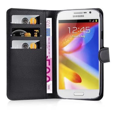 Samsung Galaxy GRAND Plånboksfodral Skal (Svart)