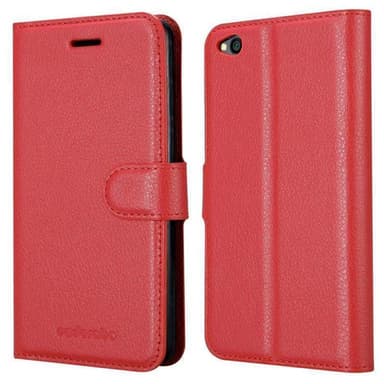 Xiaomi RedMi GO Plånboksfodral Skal (Röd)