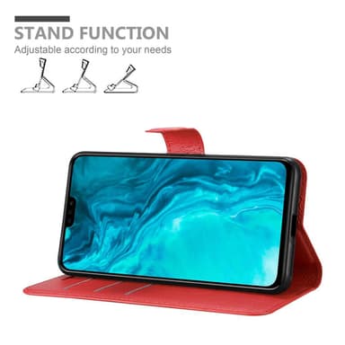 Honor 9X LITE Plånboksfodral Skal (Röd)