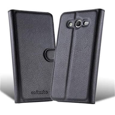 Samsung Galaxy GRAND Plånboksfodral Skal (Svart)