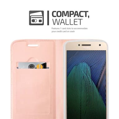 Motorola MOTO G5 PLUS Fodral Skal Case (Rosa)