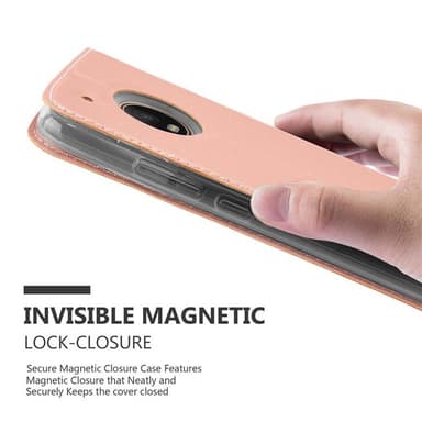 Motorola MOTO G5 PLUS Fodral Skal Case (Rosa)
