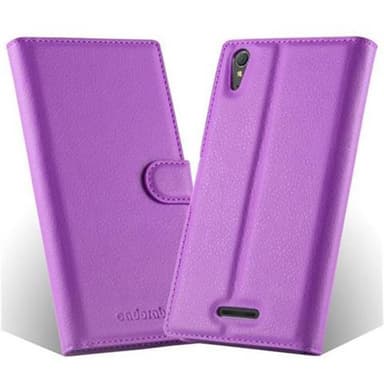 Sony Xperia T3 Plånboksfodral Skal (Lila)