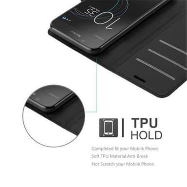 Sony Xperia L1 Plånboksfodral Skal (Svart)
