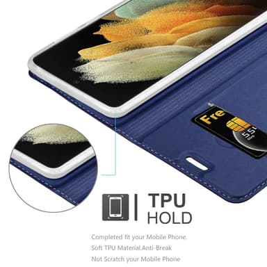 Samsung Galaxy S21 ULTRA Fodral Skal Case (Blå)