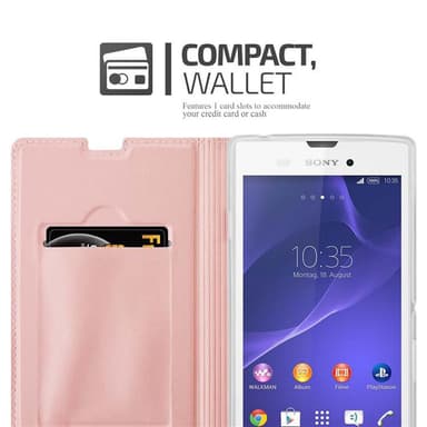 Sony Xperia T3 Fodral Skal Case (Rosa)