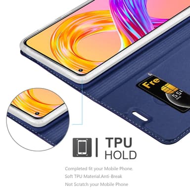Realme 8 4G / 8 PRO Fodral Skal Case (Blå)