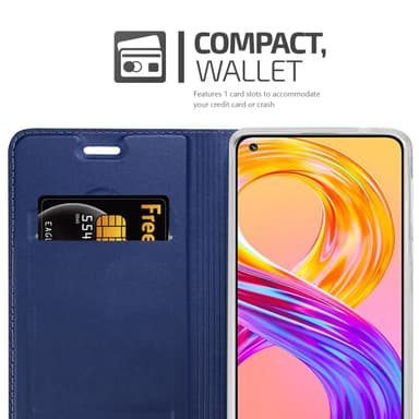 Realme 8 4G / 8 PRO Fodral Skal Case (Blå)