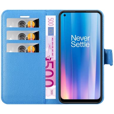 OnePlus Nord CE 2 5G Plånboksfodral Skal (Blå)