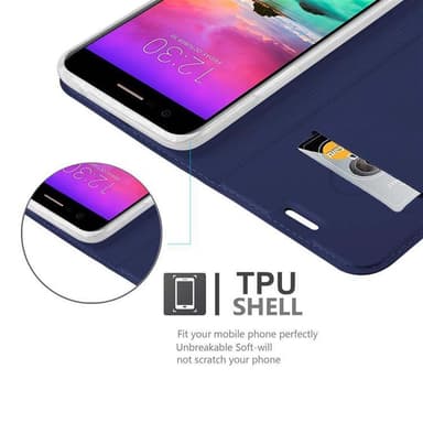 LG K10 2017 Fodral Skal Case (Blå)