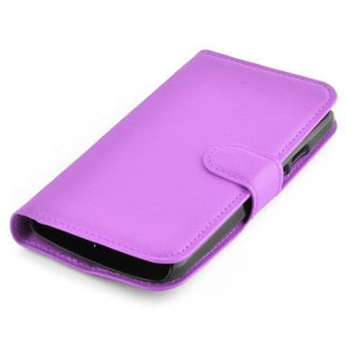 Motorola MOTO G2 Plånboksfodral Skal (Lila)