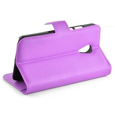Motorola MOTO G2 Plånboksfodral Skal (Lila)