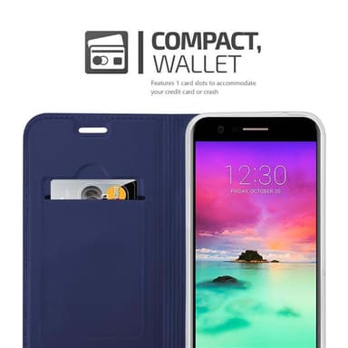 LG K10 2017 Fodral Skal Case (Blå)