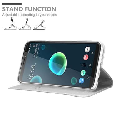 HTC Desire 12 PLUS Fodral Skal Case (Silver)
