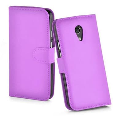 Motorola MOTO G2 Plånboksfodral Skal (Lila)