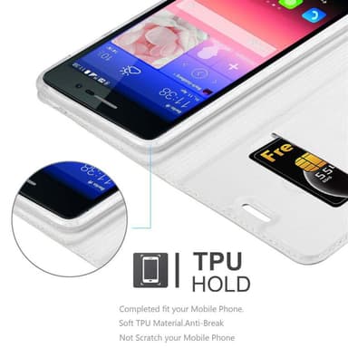 Huawei ASCEND P7 Fodral Skal Case (Silver)