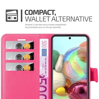 Samsung Galaxy A71 5G Plånboksfodral Skal (Rosa)