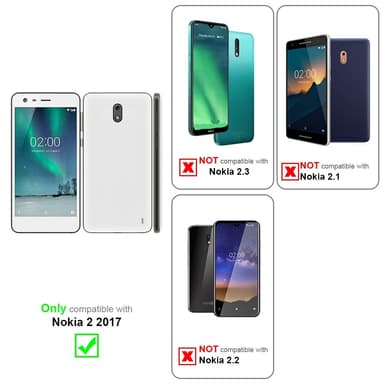 Nokia 2 2017 Fodral Skal Case (Svart)