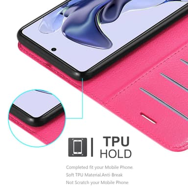 Xiaomi 11T / 11T PRO Plånboksfodral Skal (Rosa)