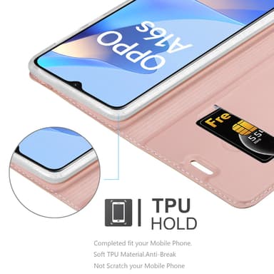Oppo A16s / A54s Fodral Skal Case (Rosa)