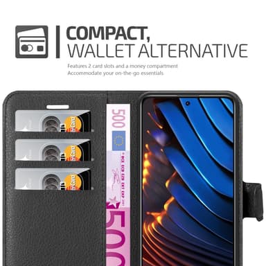 Xiaomi POCO X3 GT Plånboksfodral Skal (Svart)