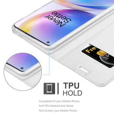 OnePlus 8 PRO Fodral Skal Case (Silver)