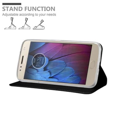 Motorola MOTO G5S PLUS Fodral Skal Case (Svart)