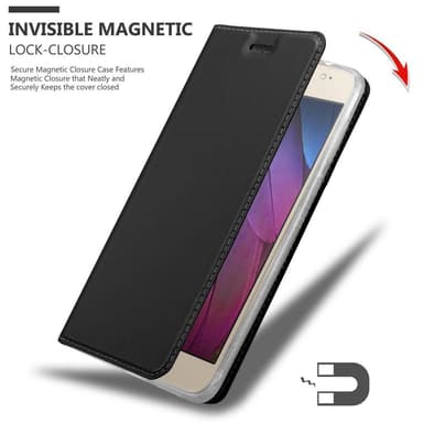Motorola MOTO G5S PLUS Fodral Skal Case (Svart)