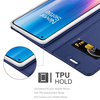OnePlus Nord CE 2 5G Fodral Skal Case (Blå)