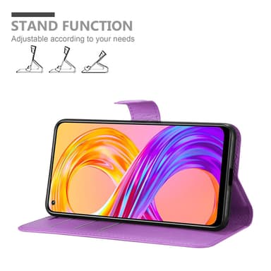 Realme 8 4G / 8 PRO Plånboksfodral Skal (Lila)
