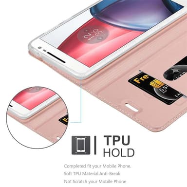 Motorola MOTO G4 / G4 PLUS Fodral Skal Case (Rosa)