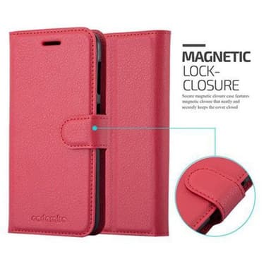 Asus ZenFone LIVE / 3 GO Plånboksfodral Skal (Röd)