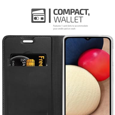 Samsung Galaxy A02s Fodral Skal Case (Svart)