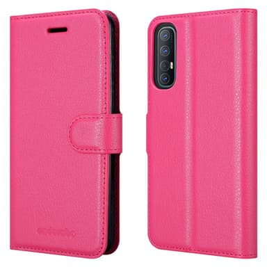 Oppo FIND X2 NEO Plånboksfodral Skal (Rosa)