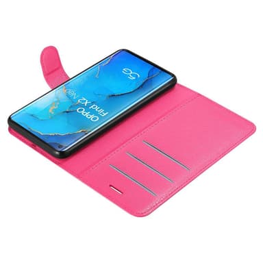 Oppo FIND X2 NEO Plånboksfodral Skal (Rosa)