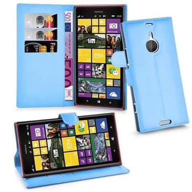 Nokia Lumia 1520 Plånboksfodral Skal (Blå)