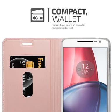 Motorola MOTO G4 / G4 PLUS Fodral Skal Case (Rosa)