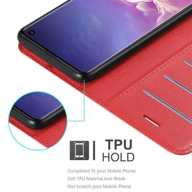 Samsung Galaxy S10 4G Plånboksfodral Skal (Röd)
