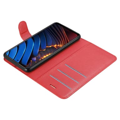 Xiaomi POCO X3 GT Plånboksfodral Skal (Röd)