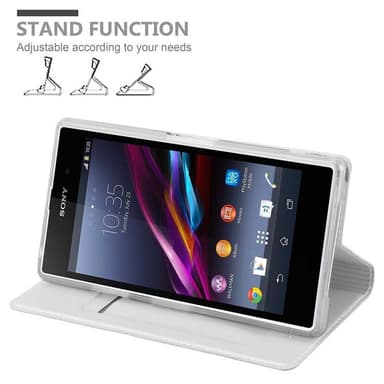 Sony Xperia Z1 Fodral Skal Case (Silver)