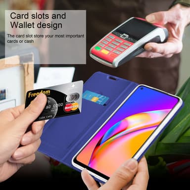 Oppo A94 5G Fodral Skal Case (Blå)